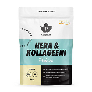 Puhdistamo HERA Protein and Kollageeni 500g vanilka  (Whey Protein s kolagenem)