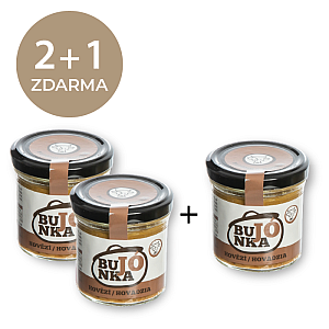 2+1 ZDARMA Bujónka Hovězí