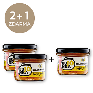 2+1 ZDARMA Bujónka Zeleninová hrubá