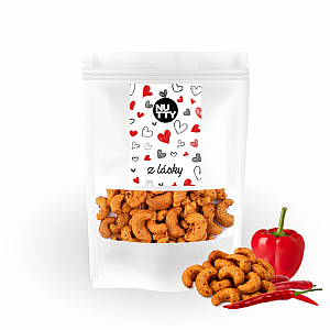NUTTY Z lásky Kešu pražené s červenou paprikou-chilli 90 g