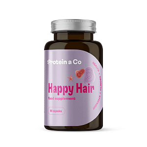 :Protein a Co Happy Hair - vitamíny na vlasy 90 kapslí