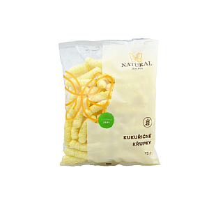 NATURAL Křupky kukuřičné bez lepku 75 g