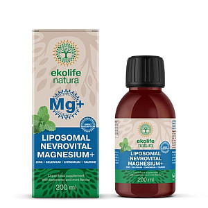 Ekolife Natura Liposomal Magnesium+ (Lipozomální hořčík) 200 ml