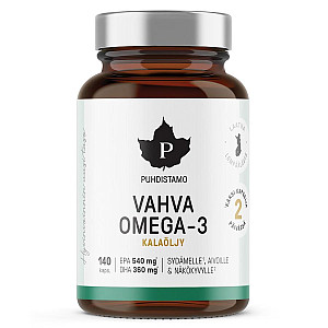Puhdistamo Strong Omega 3 (540mg EPA, 360mg DHA) 140 kapstí