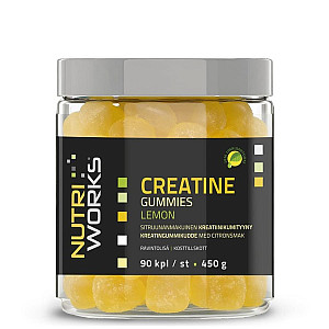 NutriWorks Creatine Gummies 450g 90 gummies lemon