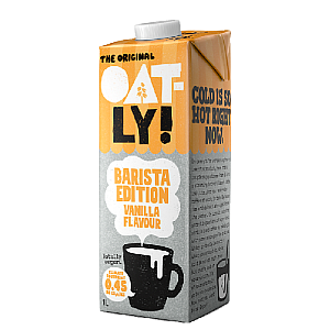 OATLY Nápoj ovesný Barista s příchutí vanilky 1 l