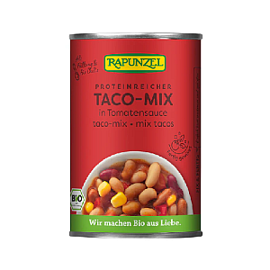 RAPUNZEL Směs fazolí sterilovaná Taco-Mix BIO 400 g