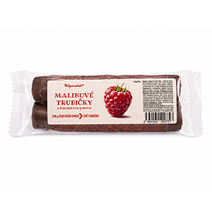 Bioprodukt JT Malinové trubičky s čokoládovou polevou (2 ks) 24 g