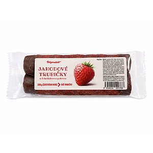 Bioprodukt JT Jahodové trubičky s čokoládovou polevou (2 ks) 24 g
