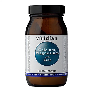 VIRIDIAN CALCIUM MAGNESIUM WITH ZINC 100 G (vápník, hořčík a zinek)