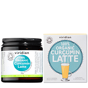 Viridian Curcumin Latte Organic 30 g (prášek pro přípravu nápoje)