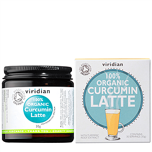 VIRIDIAN CURCUMIN LATTE ORGANIC 30 G (prášek pro přípravu nápoje)