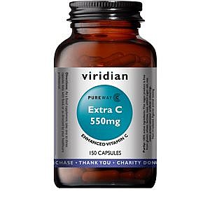VIRIDIAN EXTRA C 550 MG 150 KAPSLÍ (Vitamín C 550 mg)