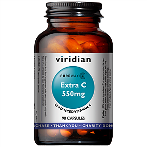 VIRIDIAN EXTRA C 550 MG 90 KAPSLÍ (Vitamín C 550 mg)