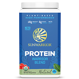 Sunwarrior Protein Blend BIO 750g natural (Hrachový, konopný protein a goji)