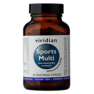 VIRIDIAN SPORTS MULTI 60 KAPSLÍ (Vitamíny, minerály a rostlinné extrakty)