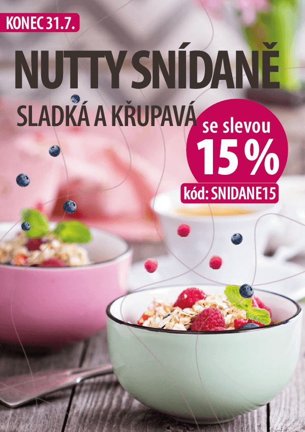 15% snídaně